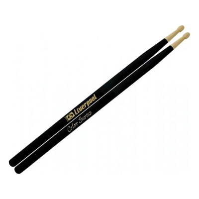 Palillos - Liverpool - 5A - Punta De Madera Color Negro - Lc 5Am  
